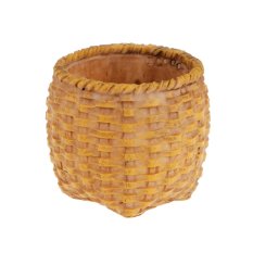 BolehDeals Keranjang Bambu Alami Tanaman Sukulen Bunga Pot Kotak Taman