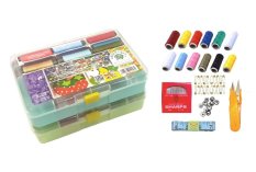 BonBon Set Perlengkapan Jahit / Sewing Tool / Kotak Penyimpanan Multifungsi 2Pcs