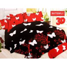 Bonita Disperse Sprei King Motif BUTTERFLY - 180x200 cm
