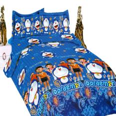 Bonita Sprei Queen 3D Motif Batik Doraemon - 160x200 cm