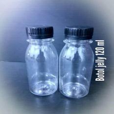 Botol Air Zam Zam 120 Ml Tutup Hitam - Botol Jelly 120 Ml