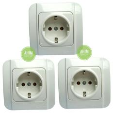 Broco Stop Kontak Inbow Galleo - 3pcs Snow