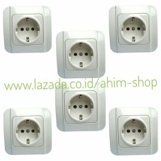 Broco Stop Kontak Inbow Galleo - 6pcs Snow