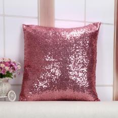 Meledak Bagian Solid Warna Sequins Cover Bantal Dekorasi Rumah-Internasional