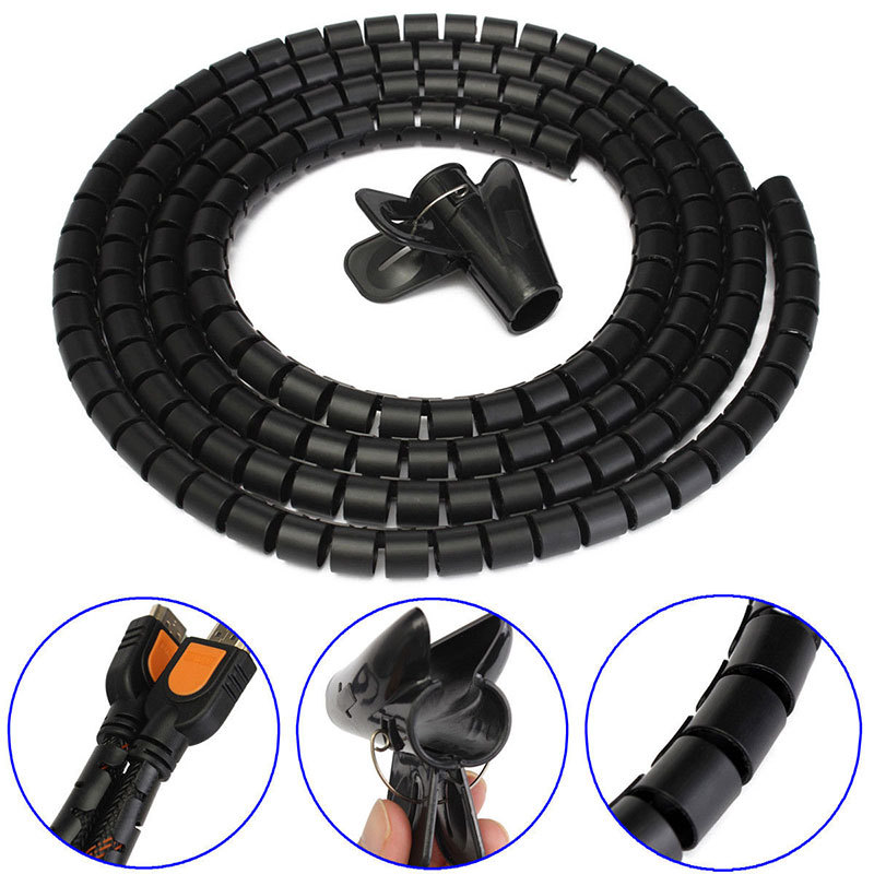BUY IN COINS 2 M Kabel Rapi PC Portabel Kawat Spiral Wrap Kit Alat Pengorganisasian Kantor-Internasional BUY IN COINS 2 M Kabel Rapi PC Portabel Kawat Spiral Wrap Kit Alat Pengorganisasian Kantor-Internasional