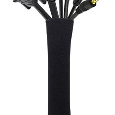 Kabel Concealer Pengelolaan Lengan Kabel Organizer untuk Komputer Televisi Kulkas Neoprene Kabel Sarung Kabel Hider Pelindung Ritsleting Desain 100 Cm -Internasional