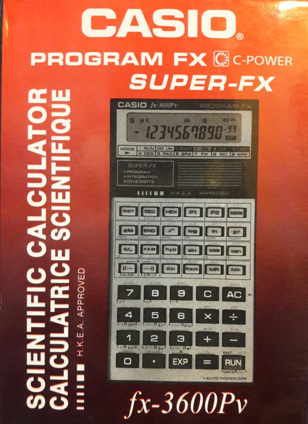 Calculator Casio fx-3600Pv di lapak Kompraya_mediastore johnluis