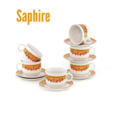 Cangkir Set Vicenza Cs91 / Tea Set / Cangkir Tatakan / Cup Sauser - Usk8mr