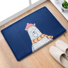 Kartun Anak-anak Karpet Anti-Slip Karpet Lantai Dapur Lembut Pakaian Kaki Samping Kasur Penyerap Karpet untuk Ruang Tidur Mandi Mudah Dicuci Keset Pintu Masuk 40X60 Cm