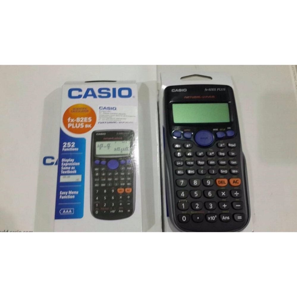 Casio Kalkulator Calculator Scientific Calculation FX-82ES Plus FX82ES Plus Ori Original Foto Asli
