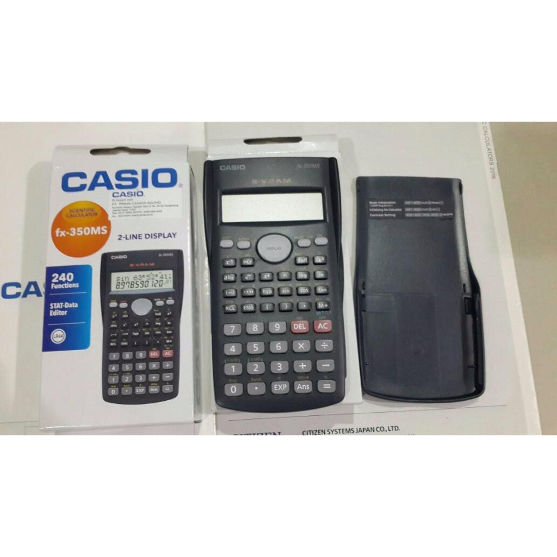 Casio Kalkulator Calculator Scientific Calculation FX350MS FX-350MS With 240 Function Ori Original Foto Asli