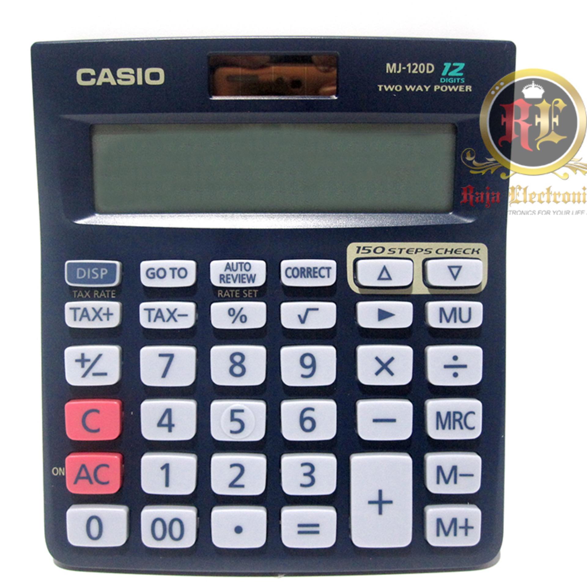 Casio Kalkulator MJ 120D Original ( Garansi 1 tahun Casio)