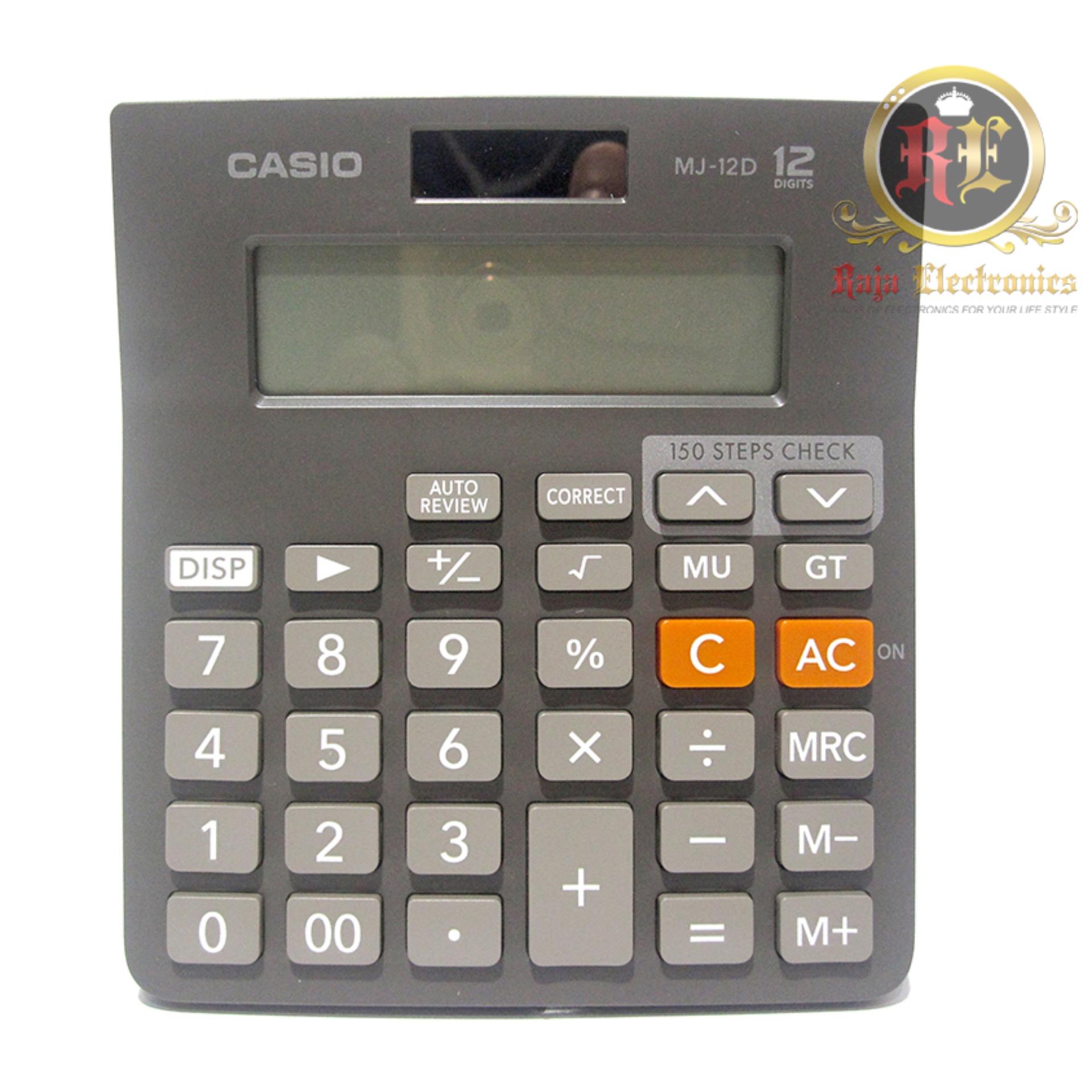 Casio Kalkulator MJ-12D Original (Garansi 1 Tahun Casio)