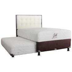 Central Springbed Gold 2 in 1 Maestro Fabric HB Seven Size 100 x 200 - Full Set - Special Jabodetabek