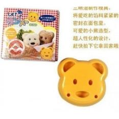 Kado Unik-- Cetakan Nasi Bento Kue Cookies Bear Beruang Bekal Anak Sekolah