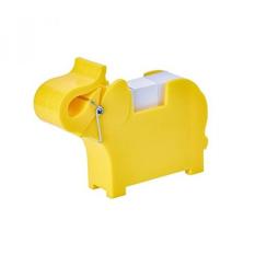 Chris-wang Multi-fungsional Plastik Hewan Boneka Memo Pemegang Klip Stand Note Pad Dispenser Organizer, dengan 200 Lembar Warna Acak 2.63X2.70 Memo Termasuk