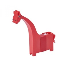 Chris-wang Multi-fungsional Plastik Hewan Boneka Memo Pemegang Klip Stand Note Pad Dispenser Organizer, dengan 200 Lembar Warna Acak 2.63X2.71 Memo Termasuk-Intl