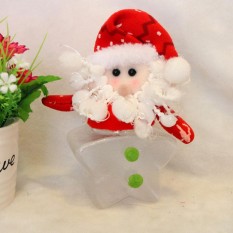 Natal Canister Nut Powder Container Candy Jar Teh Canister Coffee Pot-Internasional