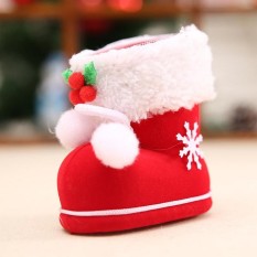 Christmas Festival Kids Baby Gifts Candy Boots Gift Box Bag Home Garden