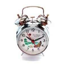 City Sonic WZ003-B Mekanis Tradisional Alarm Clock (Perak)-Intl
