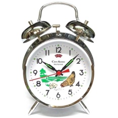 City Sonic WZ004-B Mekanis Tradisional Alarm Clock (Perak)-Intl