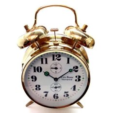 City Sonic WZ009-A Mechanical Alarm Clock (Gold) - intl