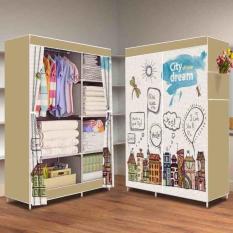 CITYDREAM 2018 Multifunction Wardrobe Lemari Pakaian Rak Baju