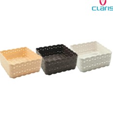 Claris Travessa ROTA small tray bak keranjang plastik anyaman rotan