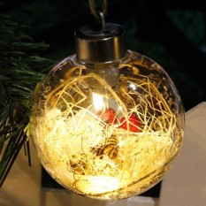 Clearance Harga Sunweb LED Lampu Hias Bola Lampu Natal Indoor Outdoor Party Light Decoration (Kuning)-Intl