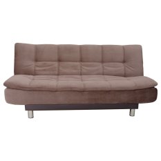 Clianta Sofa Bed Adeline (Velvet Brown) - Khusus Bandung