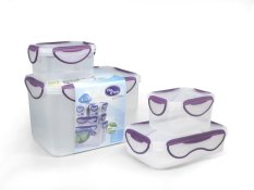 Rp 362.000. Clip Fresh Classic Box Set 4pcs - Transparan/Lid VioletIDR362000