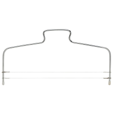 Cocotina Praktis 33,02 cm x 16 cm Kawat Baja Tahan Karat Yang Dapat Kue Alat Pengiris Menyamaratakan Adonan Pizza Cutter Dan Penghias Dekorasi Lapis Alat