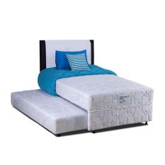 Comforta Superfit 2in1 Twin Fullset Size 120 x 200 - Putih - HB Anna - Khusus Jabodetabek
