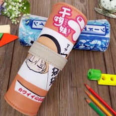 Komik dan Animasi Pulpen Tas Batang Adik Perempuan Wu Kecil untuk Menutupi Kasus Menulis Spooler Pulpen Tas Besar kapasitas Stationery Tas Pena Tas-Internasional
