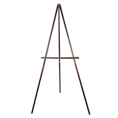 CONDA 66“ Wooden Tripod Display Floor Easel & Artist Easel, Adjustable Tray Chain Pine Brown Wood - intl
