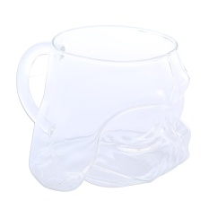 Coobonf 420 Ml Praktis Kehidupan Beer Kaca Keren Besar Awet Jelas Transparan Kaca BEER MUG dengan Desain Unik dan Pegangan pegangan Aman Dicuci untuk Bachelor Pesta Rumah Tangga Minuman atau Hadiah-Internasional