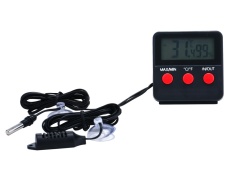 Coobonf Reptil Vivarium Terarium Termometer Higrometer dengan Sensor Jarak Jauh-Internasional