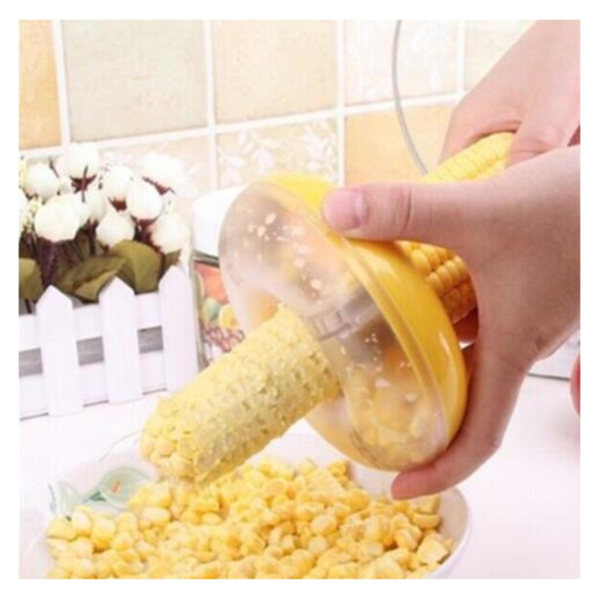 Corn Kerneller Alat Pemipil Penyerut Pisau Jagung Cut Kerneller Serutan - Yellow