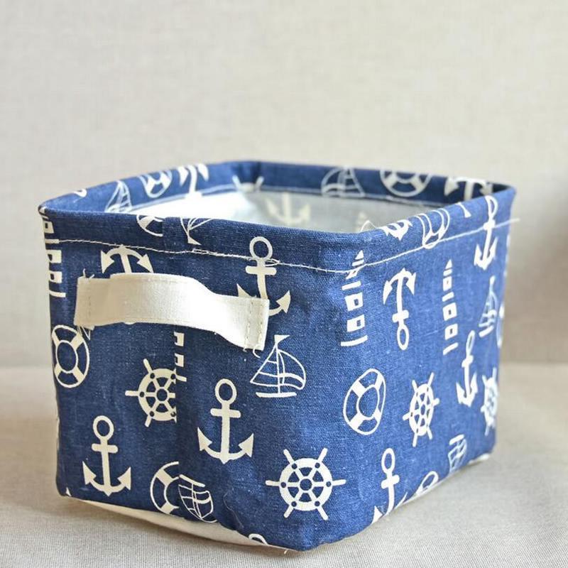 Cotton & Linen Kotak Penyimpanan Desktop Tahan Lama Rumah Kantor Penyimpanan Bins Binatu Keranjang Makeup Organizer 20x16 Cm- INTL Cotton & Linen Kotak Penyimpanan Desktop Tahan Lama Rumah Kantor Penyimpanan Bins Binatu Keranjang Makeup Organizer 20x16 Cm- INTL