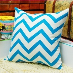 Kapas Bantal Cushion Cover Besar Oleh Tas Set Bandung Striped Bantal Merah Kuning Hitam Biru 30X40X45 X 50X55X60-Internasional