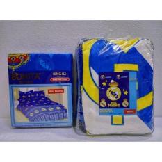 Couple Sprei & Selimut Super Lembut Dan Tebal Merk Bonita - REAL MADRID