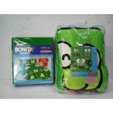 Couple Sprei Dan Selimut Super Lembut Dan Tebal Merk Bonita - KEROPPI AND FRIENDS
