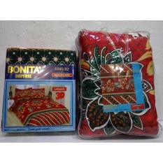 Couple Sprei Dan Selimut Super Lembut Dan Tebal Merk Bonita - LARASATI