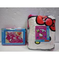 Couple Sprei Dan Selimut Super Lembut Dan Tebal Merk Bonita - PINK KITTY SINGLE