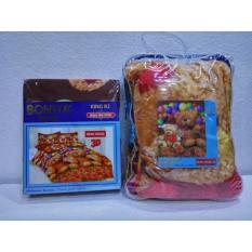 Couple Sprei + Selimut Super Lembut Dan Tebal Merk Bonita - Bear House Uk. 180/160X200 CM