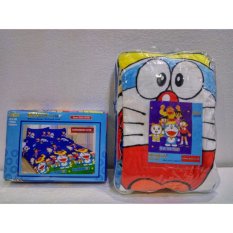 Couple Sprei Selimut Super Lembut Dan Tebal Merk Bonita - DORAEMON CUTE UK. 120/160X200 CM
