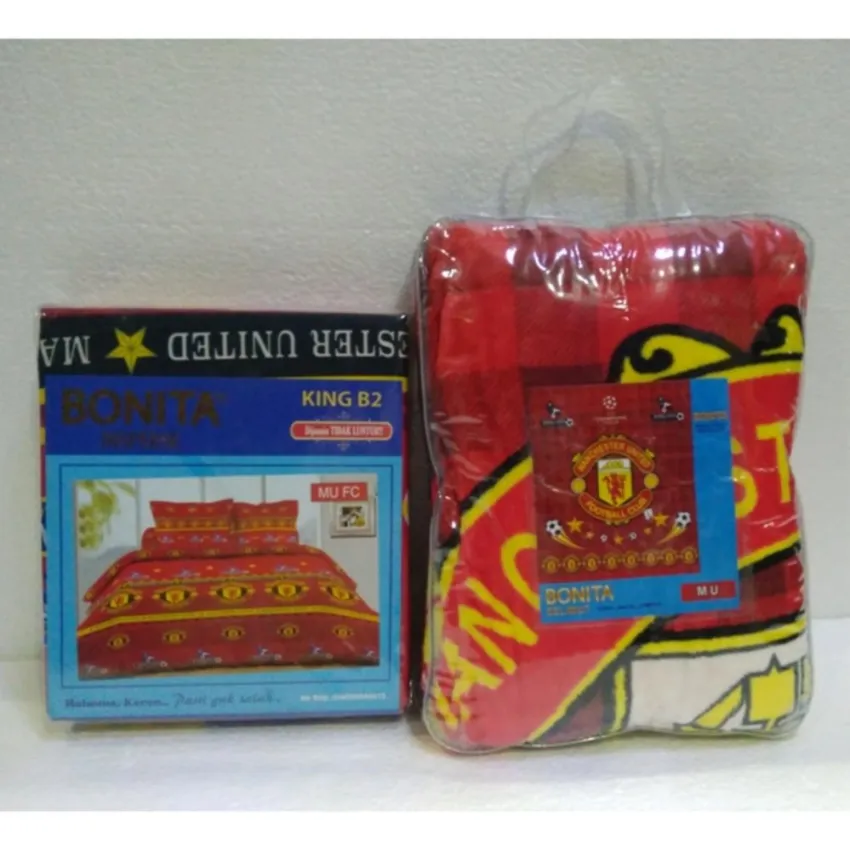 Harga couple sprei selimut super lembut dan tebal merk bonita mu fc uk 180 160x200 |