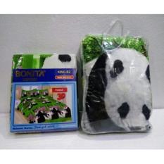 Couple Sprei + Selimut Super Lembut Dan Tebal Merk Bonita - Panda Uk. 180x200/160X200 CM