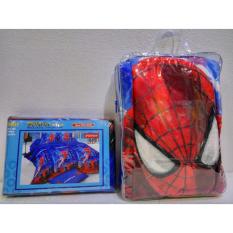 Couple Sprei + Selimut Super Lembut Dan Tebal Merk Bonita - SPIDERMAN Uk. 120/160X200 CM