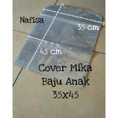 Cover Baju Anak 35x45 Plastik Mika Transparan Pelindung Pakaian